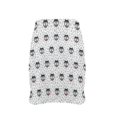 Siberian Huskies Print Design LKS305 17" Golf & Pickleball Skort with Pockets