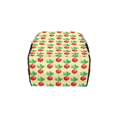 Radish Pattern Print Design A02 Diaper Bag Backpack
