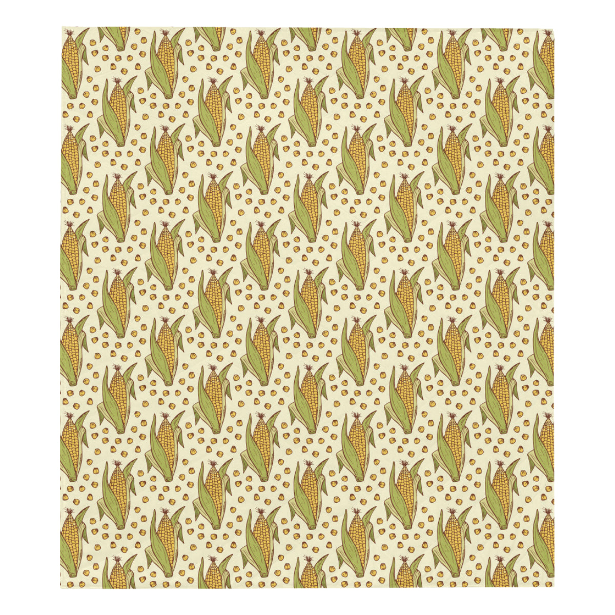 Corn Pattern Print Design 01 Premium Quilt