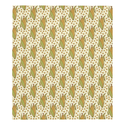 Corn Pattern Print Design 01 Premium Quilt