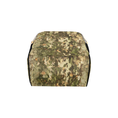 Camo Realistic Tree Texture Print Diaper Bag Backpack