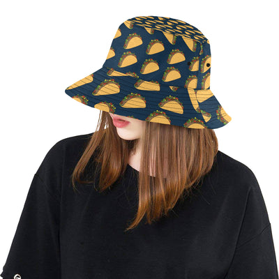 Taco Pattern Print Design TC04 Unisex Bucket Hat