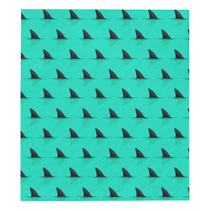 Shark Fin Pattern Premium Quilt