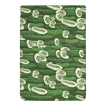 Cucumber Pattern Print Design CC01 Women's Trifold Wallet