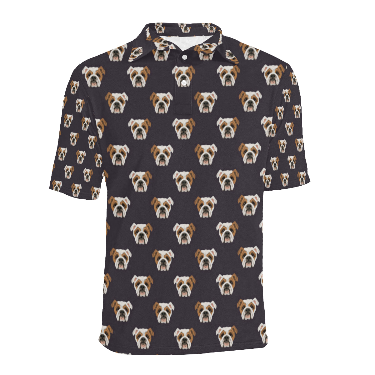 Bulldogs Pattern Print Design 03 Men Polo Shirt