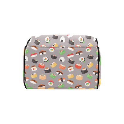 Sushi Print Design LKS307 Diaper Bag Backpack