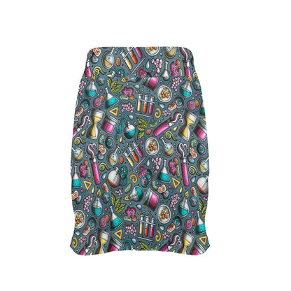 Science Print Design LKS304 17" Golf & Pickleball Skort with Pockets