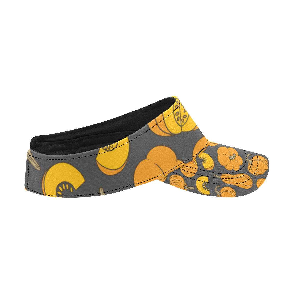 Pumpkin Pattern Print Design A03 Unisex Sun Visor