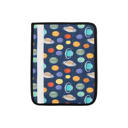 Planet With Star Print Design LKS303 Car Seat Belt Cover
