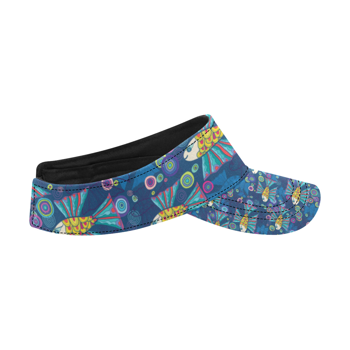 Flying Fish Pattern Print Design 01 Unisex Sun Visor
