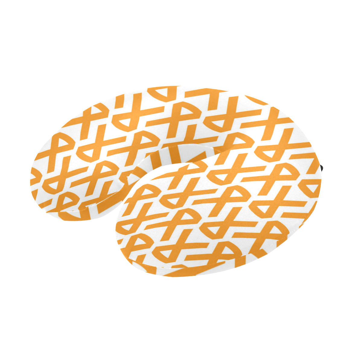 Appendix cancer Pattern Print Design 02 U-Shaped Travel Neck Pillow