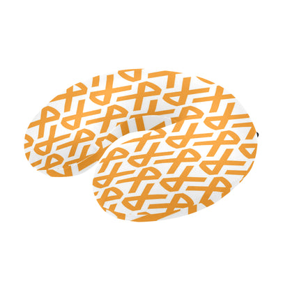Appendix cancer Pattern Print Design 02 U-Shaped Travel Neck Pillow