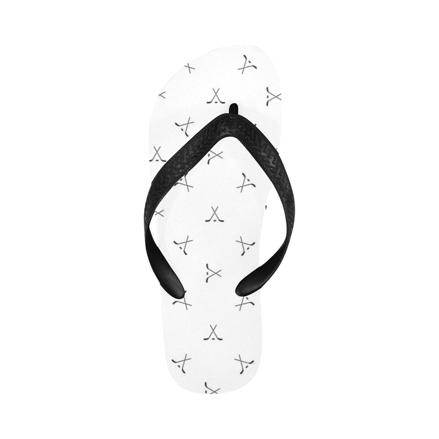 Hockey Print Design LKS304 Flip Flops
