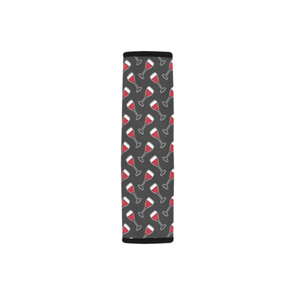 Wine Print Design LKS308 Car Seat Belt Cover