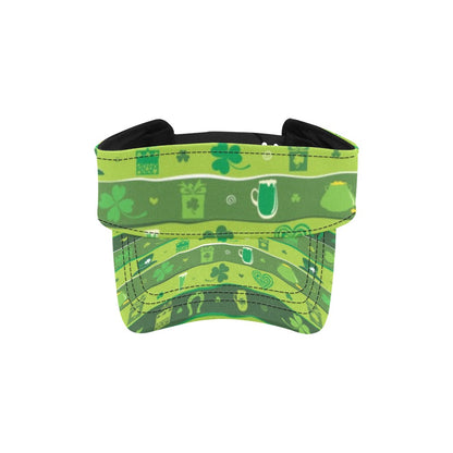 Shamrock Print Design LKS303 Unisex Sun Visor