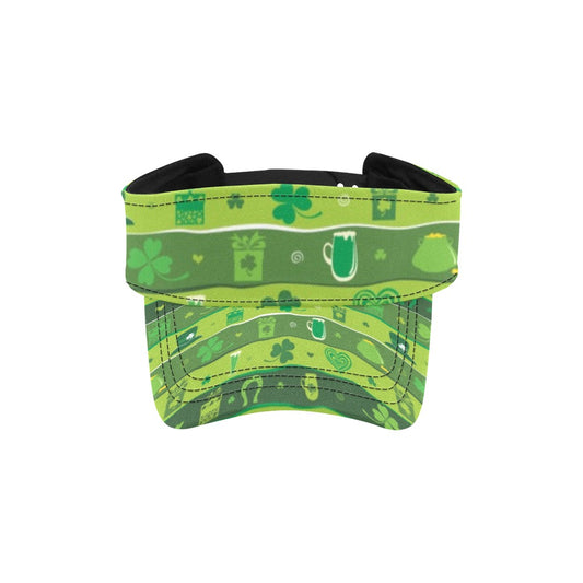 Shamrock Print Design LKS303 Unisex Sun Visor