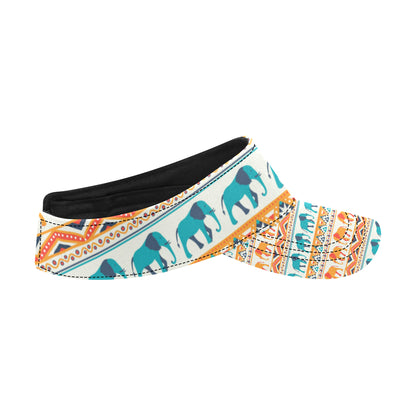 Elephant Aztec Ethnic Print Pattern Unisex Sun Visor