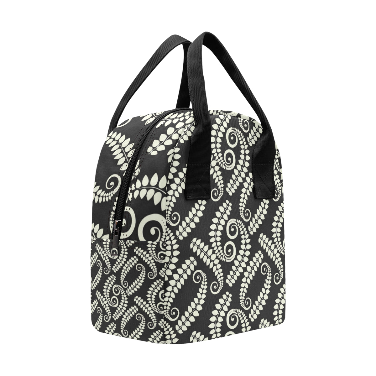 Fern Leave Print Pattern Insulated Lunch Bag