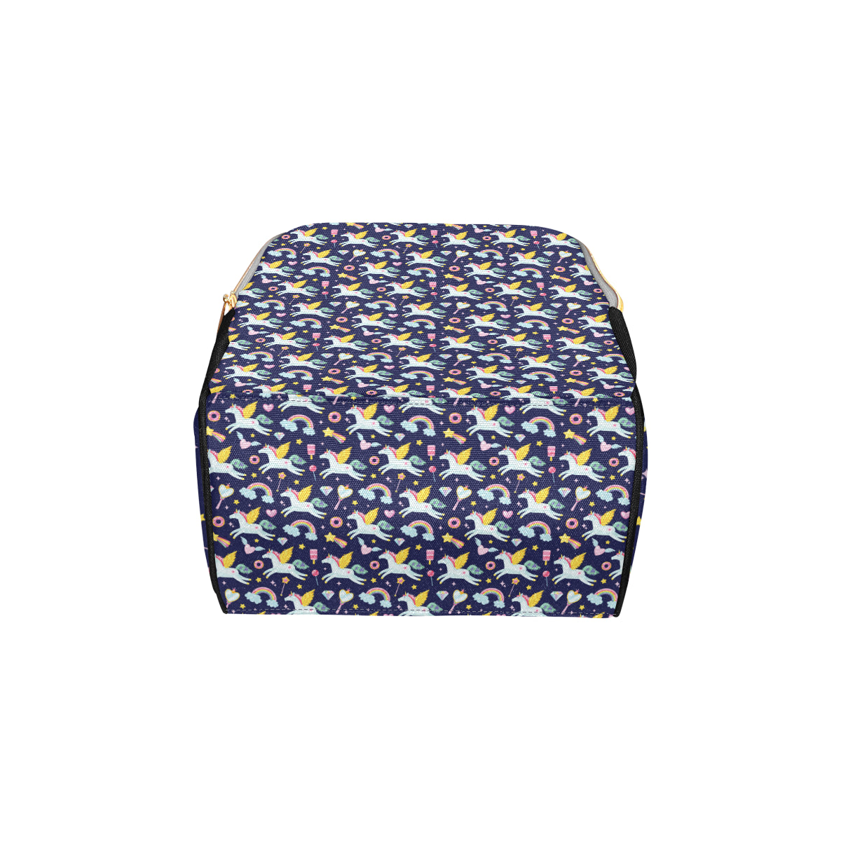 Pegasus Pattern Print Design 05 Diaper Bag Backpack