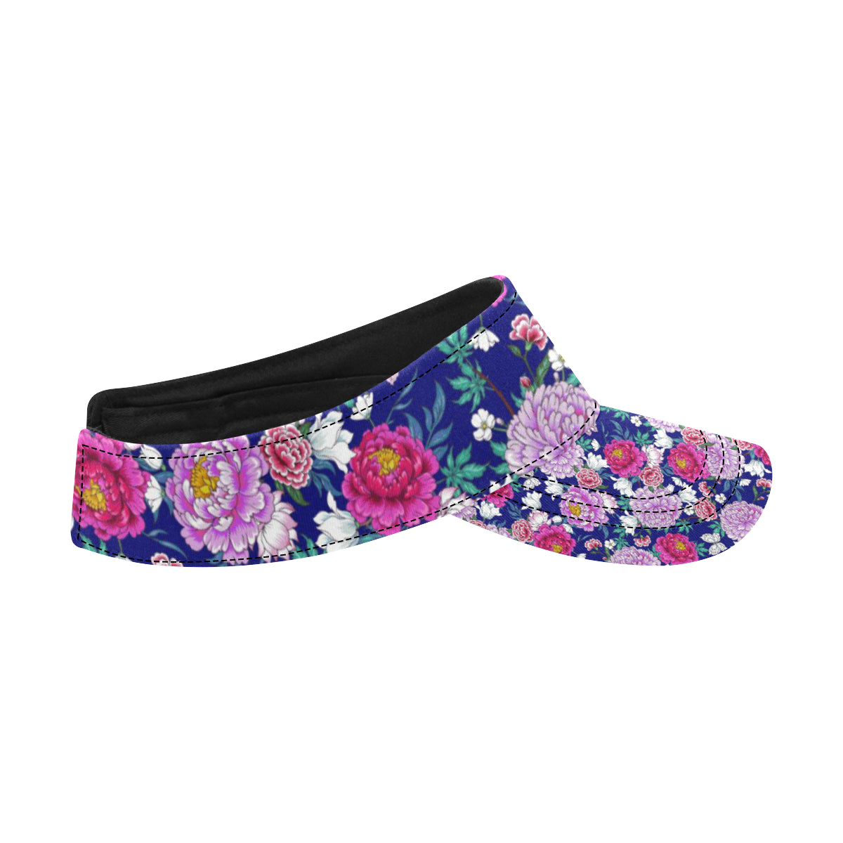 Dahlia Pattern Print Design DH013 Unisex Sun Visor