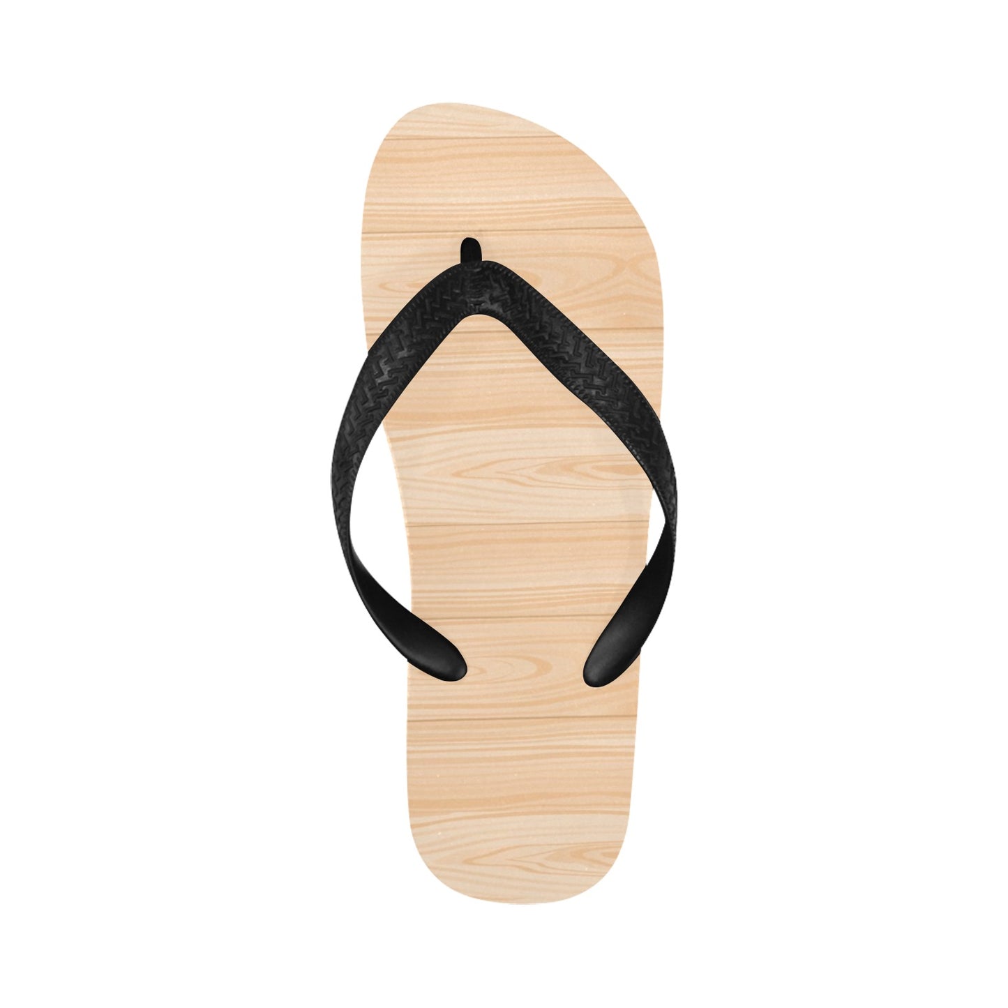 Wood Texture Print Design LKS302 Flip Flops