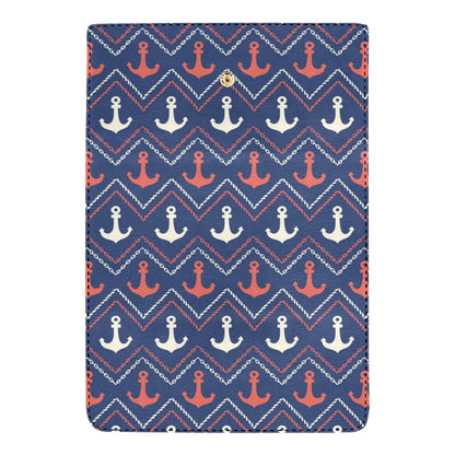Anchor Pattern Print Design 07 Women's Trifold Wallet