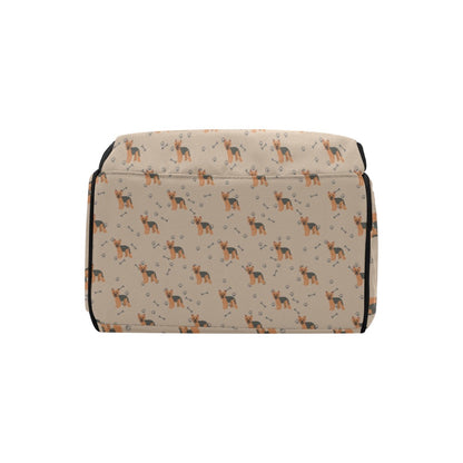 Yorkshire Terriers Print Design LKS305 Diaper Bag Backpack