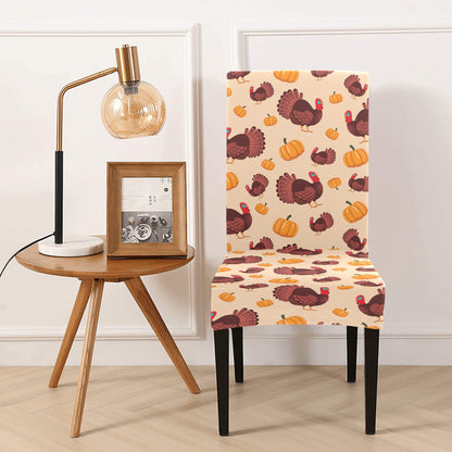 Thanksgiving Print Design LKS308 Dining Chair Slipcover