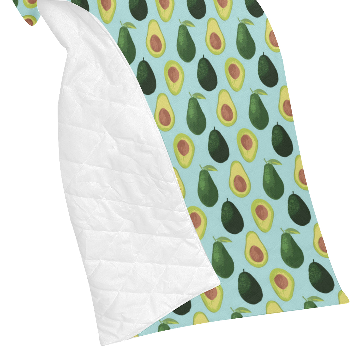 Avocado Pattern Print Design 04 Premium Quilt