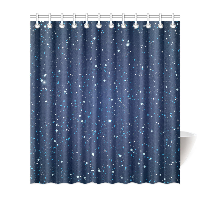Night sky Pattern Print Design A03 Shower Curtain