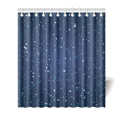 Night sky Pattern Print Design A03 Shower Curtain