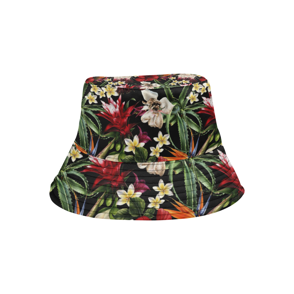 Summer Floral Pattern Print Design SF03 Unisex Bucket Hat