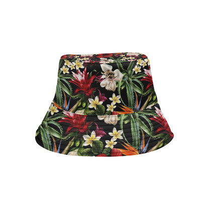 Summer Floral Pattern Print Design SF03 Unisex Bucket Hat