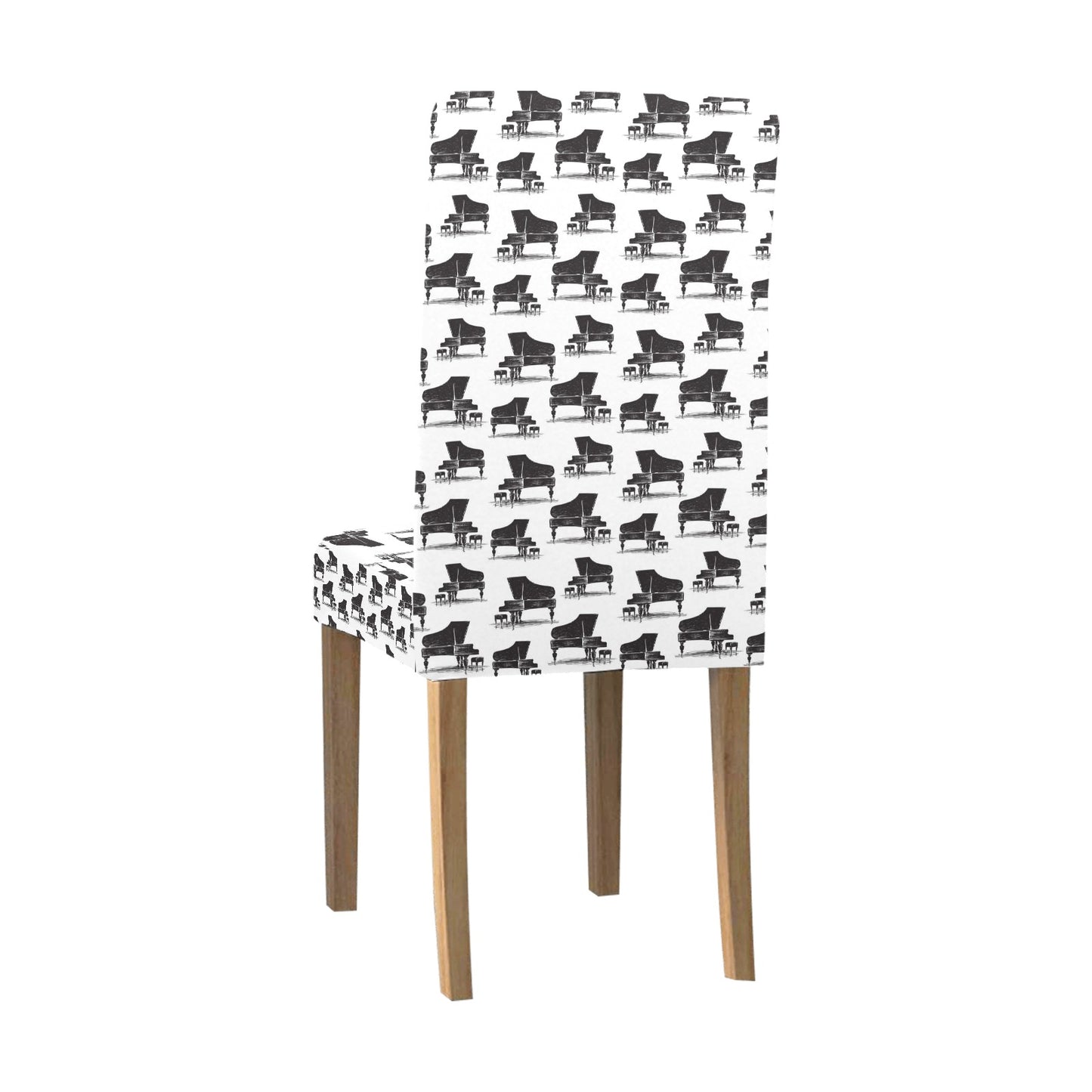 Piano Print Design LKS401 Dining Chair Slipcover