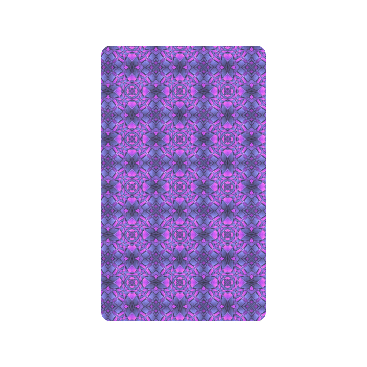 kaleidoscope Pattern Print Design Rubber Doormat