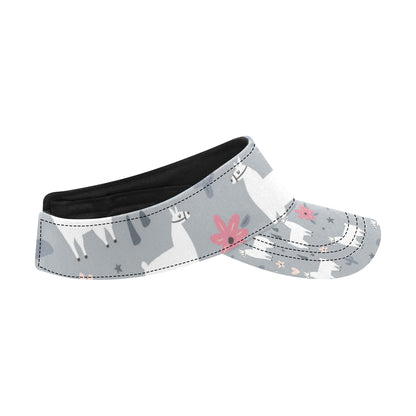 Llama Pattern Print Design 010 Unisex Sun Visor