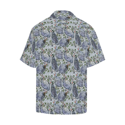 Guinea Fowl Print Design LKS402 Men's Men's Hawaiian Shirt