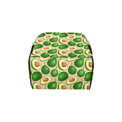 Avocado Pattern Print Design AC010 Diaper Bag Backpack