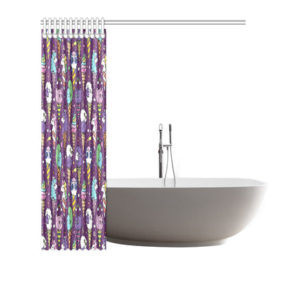 Ice Cream Pattern Print Design IC07 Shower Curtain