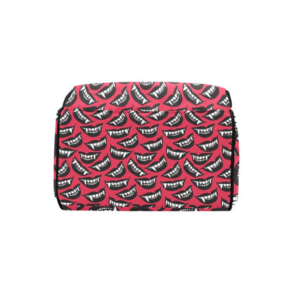Vampire Lips Print Design LKS305 Diaper Bag Backpack