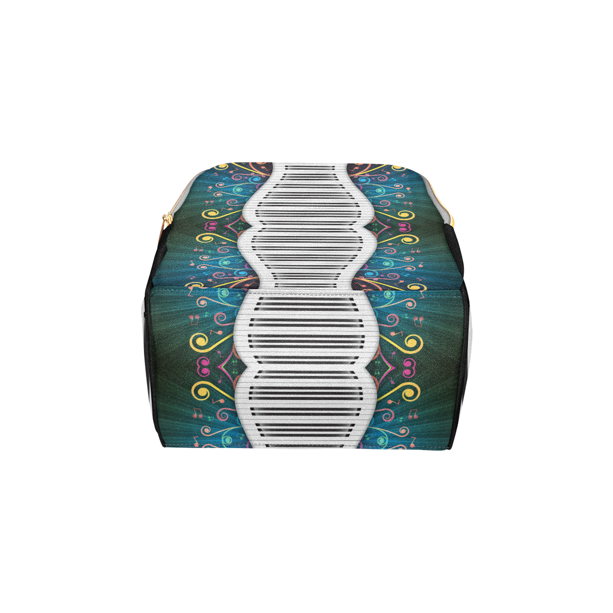 Piano Pattern Print Design 01 Diaper Bag Backpack