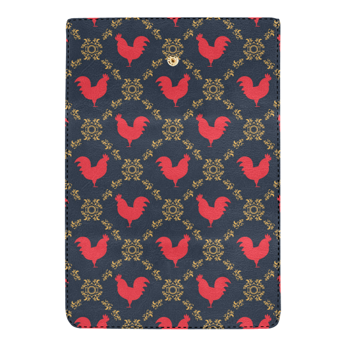 Rooster Pattern Print Design A02 Women's Trifold Wallet