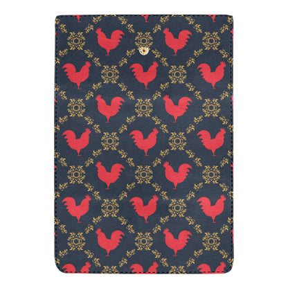 Rooster Pattern Print Design A02 Women's Trifold Wallet