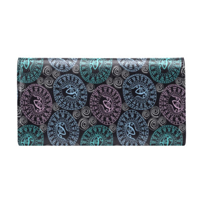 Eye of Horus Ethnic Pattern Women's Trifold Wallet