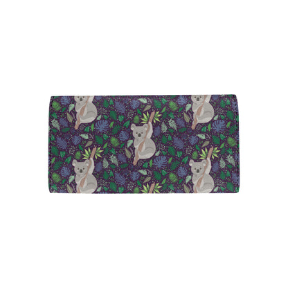 Koala Pattern Print Design 06 Women's Trifold Wallet