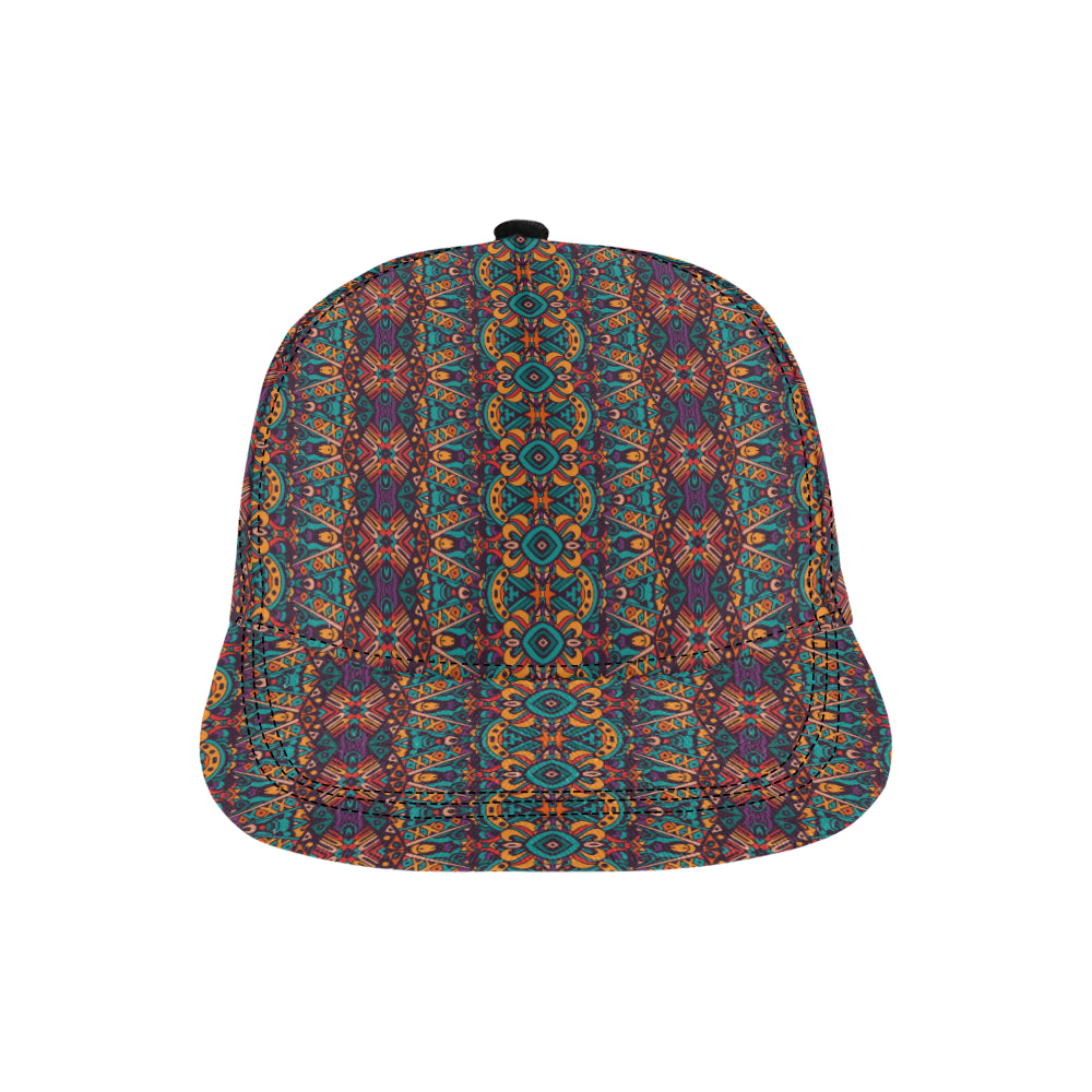 Ethnic Style Print Pattern Snapback Cap