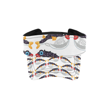 Fugu Pattern Print Design 03 Unisex Sun Visor