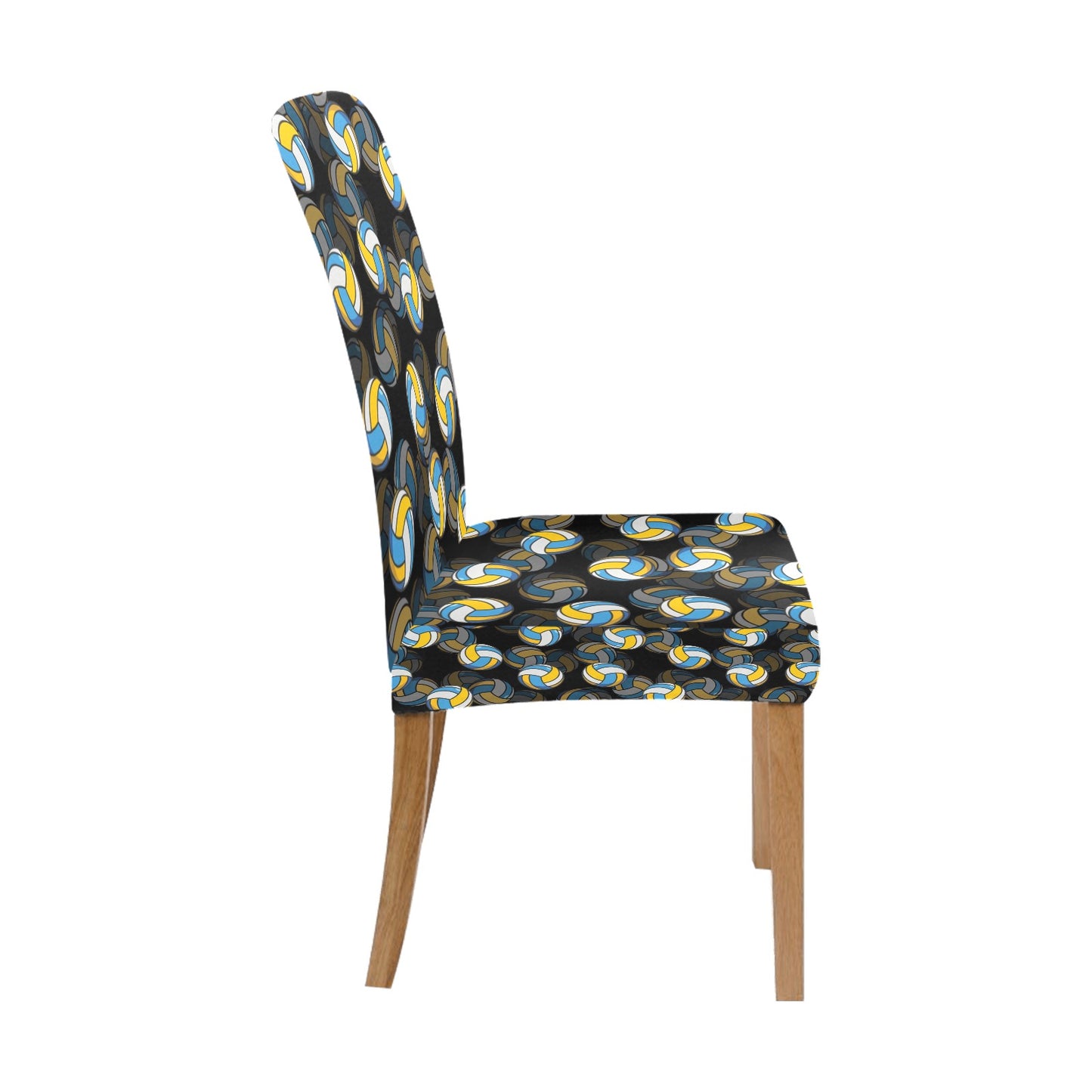 Volleyball Print Design LKS302 Dining Chair Slipcover