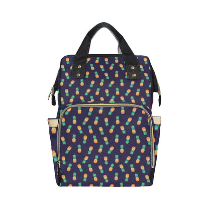 Pineapple Pattern Diaper Bag Backpack