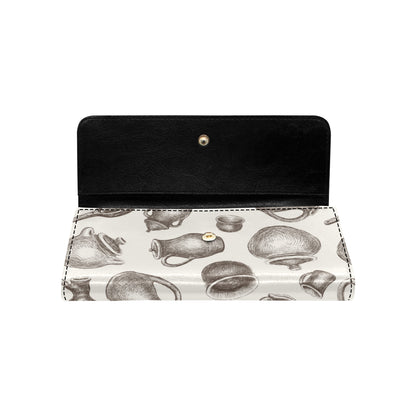 Pottery Pattern Print Design A01 Women's Trifold Wallet